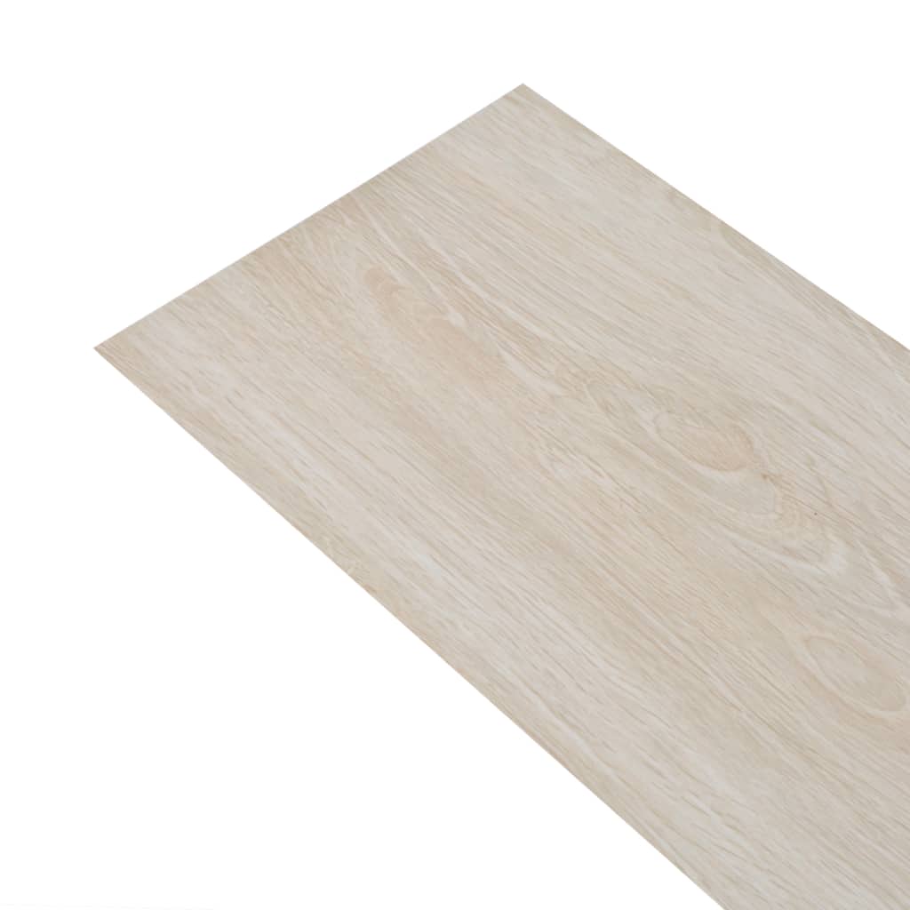 Self Adhesive Pvc Flooring Planks 5 02 M 2 Mm Oak Classic White Gardeningtoolsonline