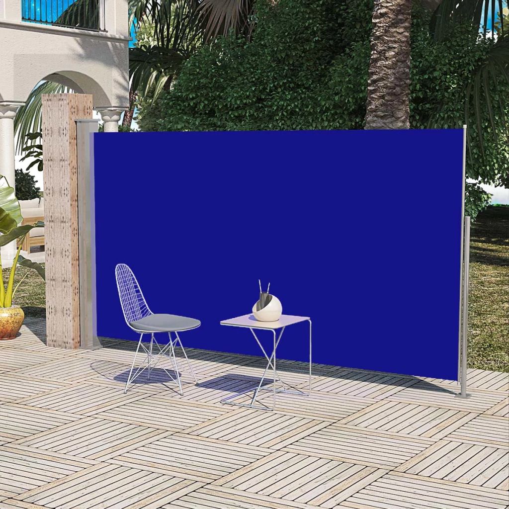 Garden Patio Terrace Side Awning Wall Shade Screen Retractable 160/180 x 300 cm 