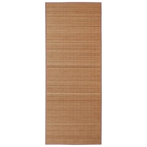 Rug Bamboo 160×230 cm Brown