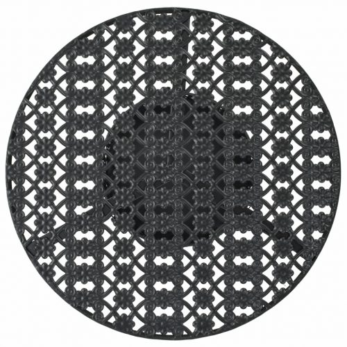 Bistro Table Black 40×70 cm Metal