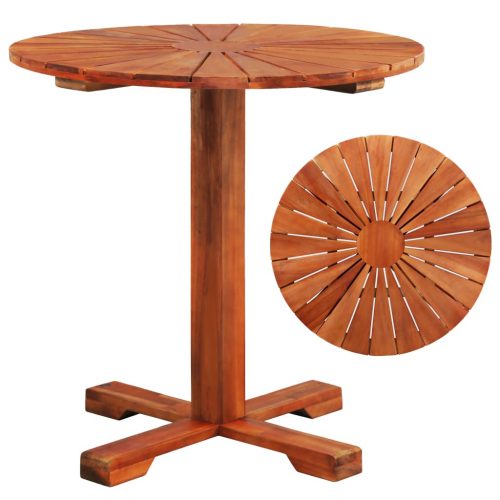 Bistro Table 70×70 cm Solid Acacia Wood