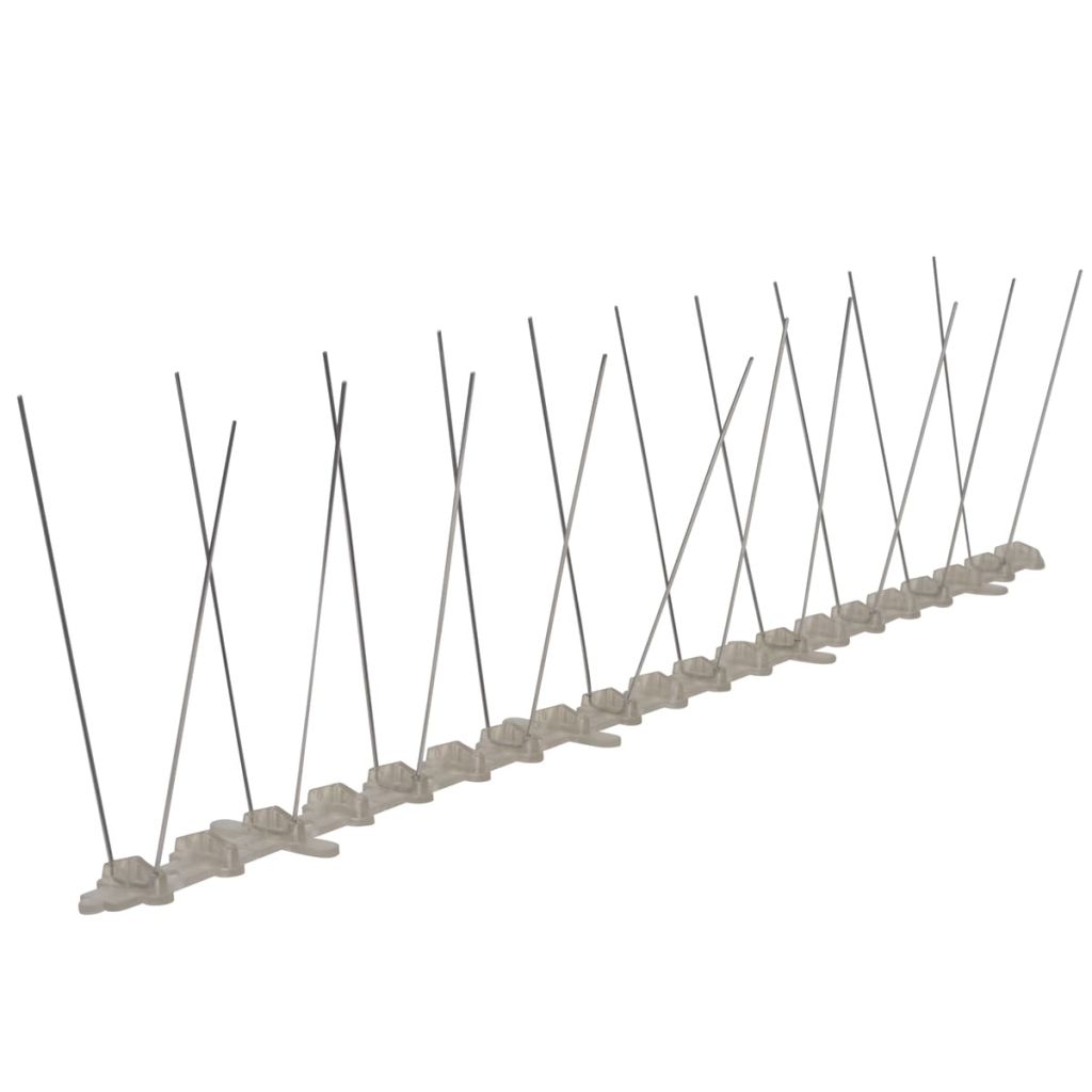 2-row Plastic Bird & Pigeon Spikes Set of 6 3 m - Gardeningtoolsonline