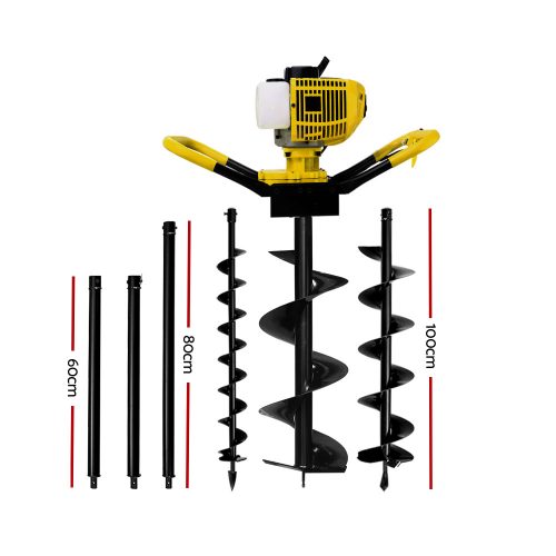 Post Hole Digger Only Engine 80CC Petrol Motor Diggers Earth Auger