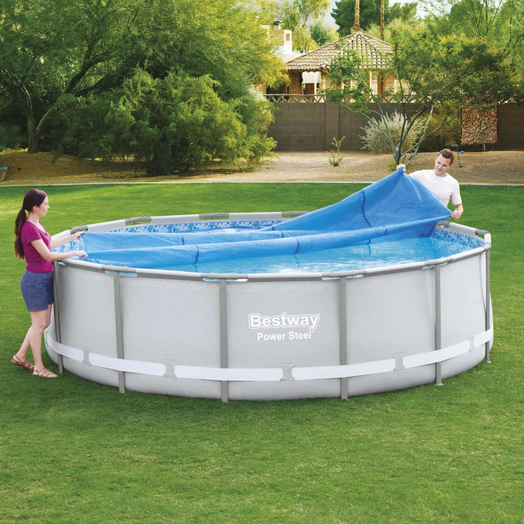 skolde mave svælg Bestway Solar Pool Cover Flowclear 427 cm - Gardeningtoolsonline