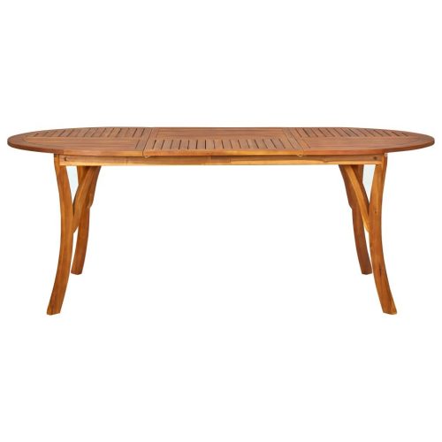Garden Table 201x100x75 cm Solid Acacia Wood