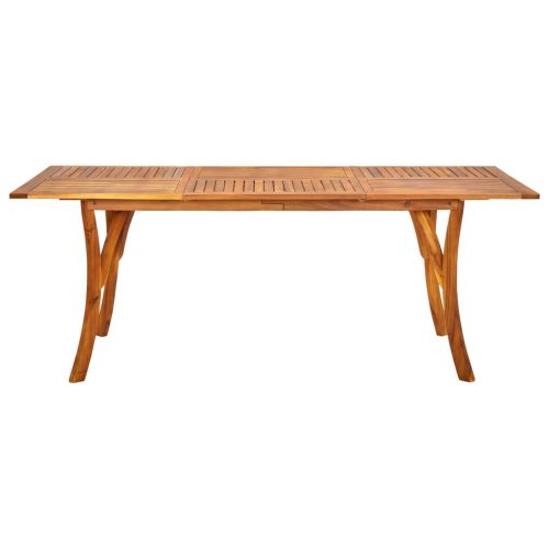 Garden Table 201.5x100x75 cm Solid Acacia Wood