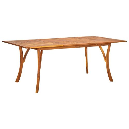 Garden Table 201.5x100x75 cm Solid Acacia Wood