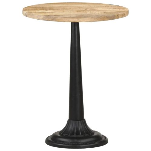 Bistro Table Ø60×76 cm Rough Mango Wood