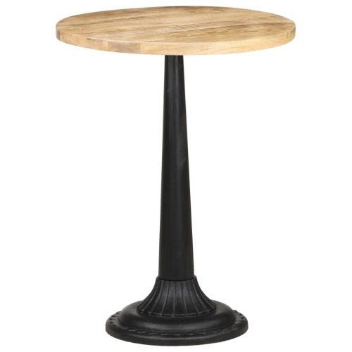 Bistro Table Ø60×76 cm Rough Mango Wood