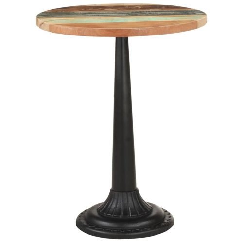 Bistro Table Ø60×76 cm Solid Reclaimed Wood