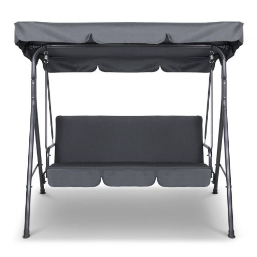 Milano Outdoor Steel Swing Chair – Grey (1 Box)