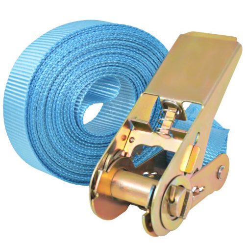 Ratchet Tie Down Straps 10 pcs 0.8 Tonnes 4mx25mm Blue