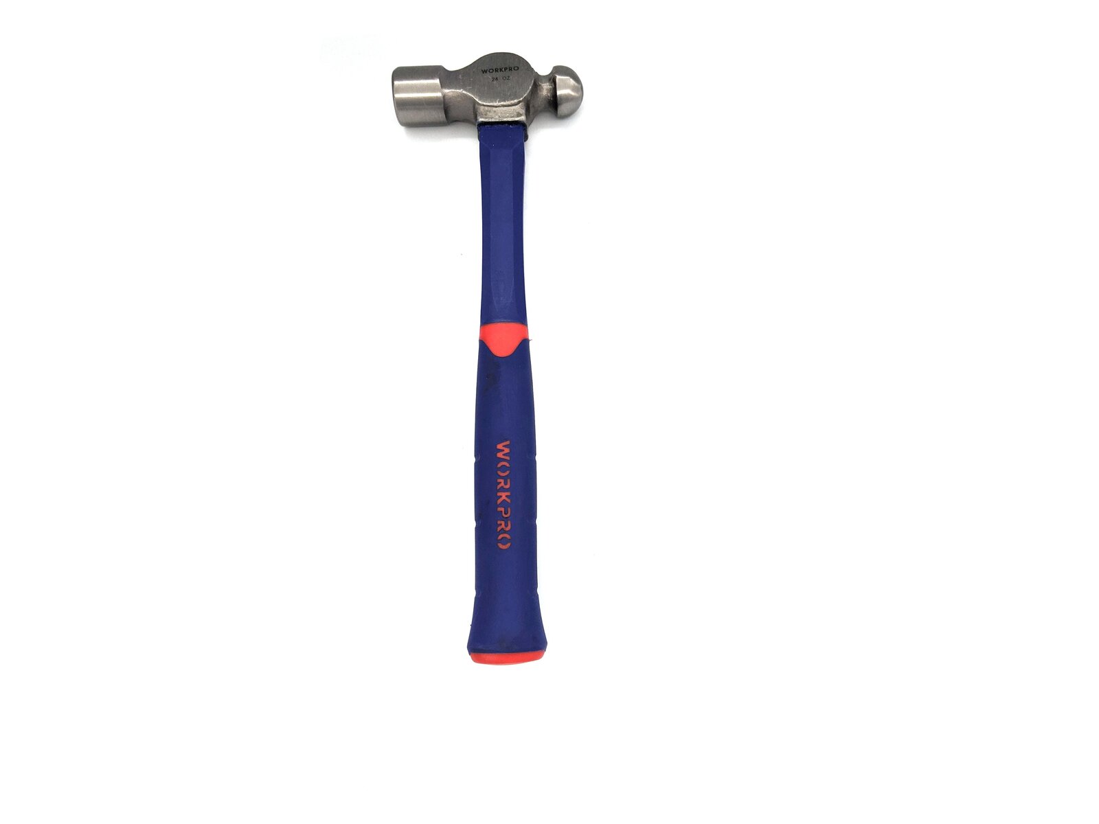 BALL-PEIN HAMMER WITH FIBERGLASS HANDLE 24OZ