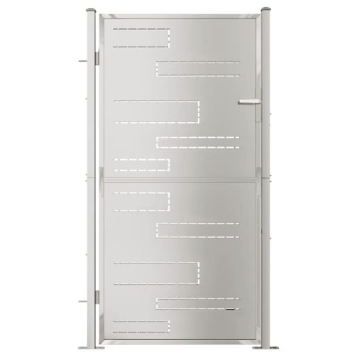 Garden Gate 100×180 cm Stainless Steel