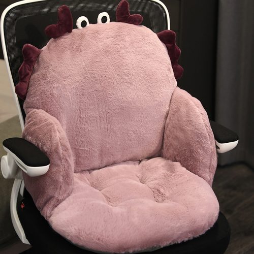 2X Purple Crab Shape Cushion Soft Leaning Bedside Pad Sedentary Plushie Pillow Home Decor