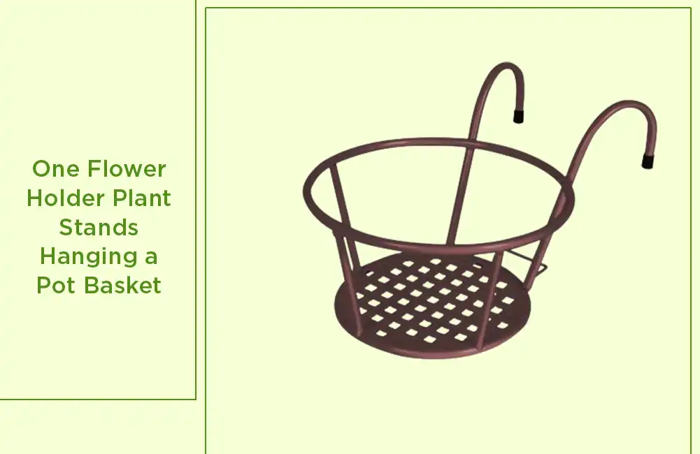 One Flower Holder Plant Stands Hanging A Pot Basket