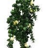 Hanging White Rose Stem UV 85cm