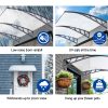 Window Door Awning Door Canopy Outdoor Patio Sun Shield 1.5mx3m DIY