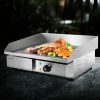 Commercial Electric Griddle BBQ Grill Pan Hot Plate Stainless Steel