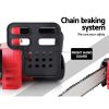 20V Cordless Chainsaw – Black and Red