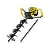 80CC Petrol Post Hole Digger Auger Bits Drill Borer Fence Extension