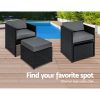 13 Piece Wicker Outdoor Dining Table Set