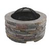 Fire Pit Outdoor Table Charcoal Fireplace Garden Firepit Heater