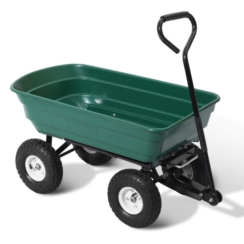 75L Garden Dump Cart – Green