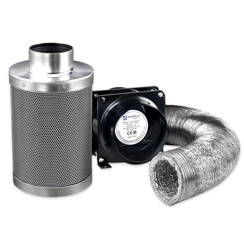 Ventilation Fan and Active Carbon Filter Ducting Kit