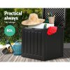 80L Outdoor Storage Box Waterproof Container Indoor Garden Toy Tool Shed