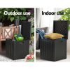 80L Outdoor Storage Box Waterproof Container Indoor Garden Toy Tool Shed