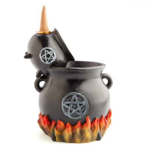 Witches’ Cauldrons with LED Flames Backflow Burner