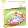 Inflatable Sprinkler Pool for Kids – Fire Engine