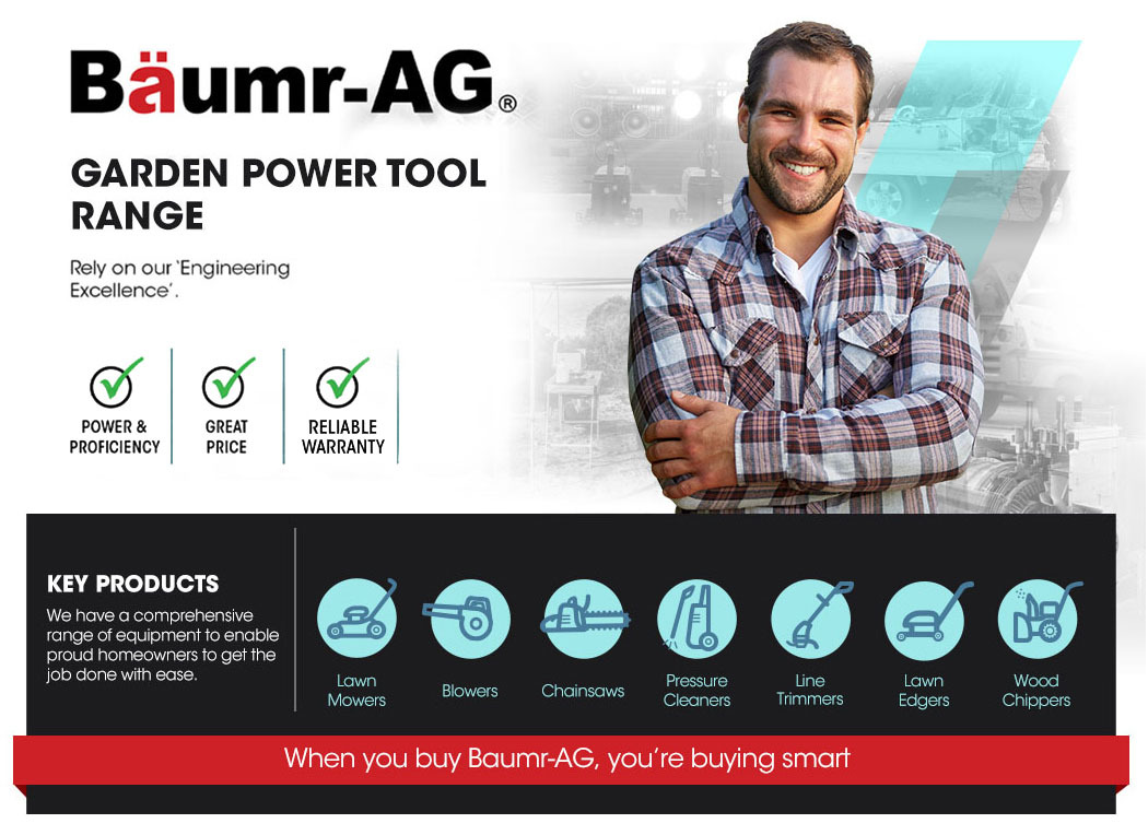Baumr-AG Petrol Leaf Blower Vacuum 4 Stroke – Vac Garden Commercial Hand Outdoor