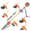 MTM 62CC Pole Chainsaw Hedge Trimmer Brush Cutter Whipper Snipper Multi Tool Saw