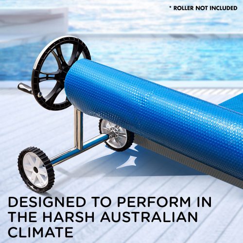 AURELAQUA Solar Swimming Pool Cover 400 Micron Heater Bubble Blanket 6×3.2m
