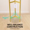 La Bella 65cm Gold Plant Stand Planter Shelf Rack 1 Tier Steel