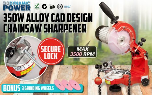 Dynamic Power 350W Alloy Chainsaw Sharpener Electric Grinder