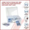 Jumbo Photo Storage Box 1600 4×6 Picture Album Organizer Container Craft Case