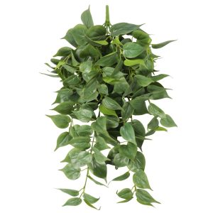 Nearly Natural Artificial Philodendron Hanging Bush 75cm