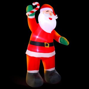 Christmas Inflatable Santa 3M Xmas Outdoor Decorations LED Lights