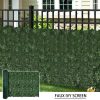 Artificial Ivy Leaf Hedging & Privacy Screen (shade cloth backing) 3m x 1m Roll