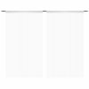 String Curtains 2 pcs 100×250 cm White