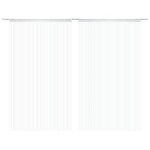 String Curtains 2 pcs 140×250 cm White