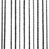 String Curtains 2 pcs 140×250 cm Black