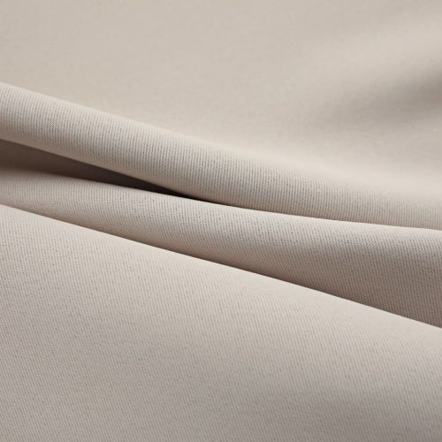 Blackout Curtains with Metal Rings 2 pcs Beige 140×245 cm