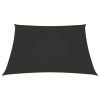 Sunshade Sail Oxford Fabric Square 3×3 m Anthracite