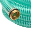 Suction Hose with Brass Connectors 10 m 25 mm Green