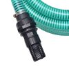 Suction Hose with Connectors 4 m 22 mm Green