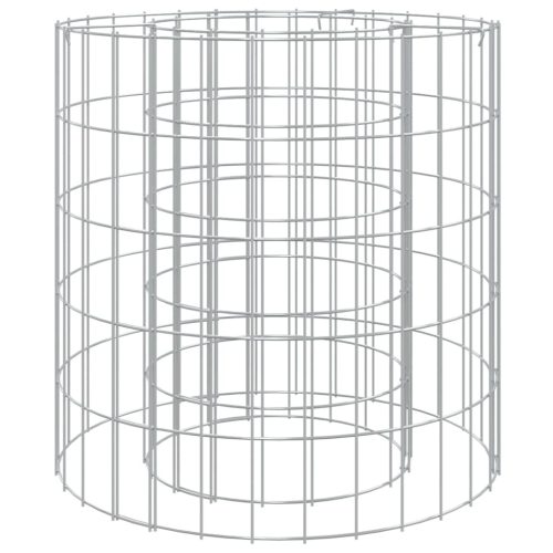 Gabion Fire Pit Galvanised Iron